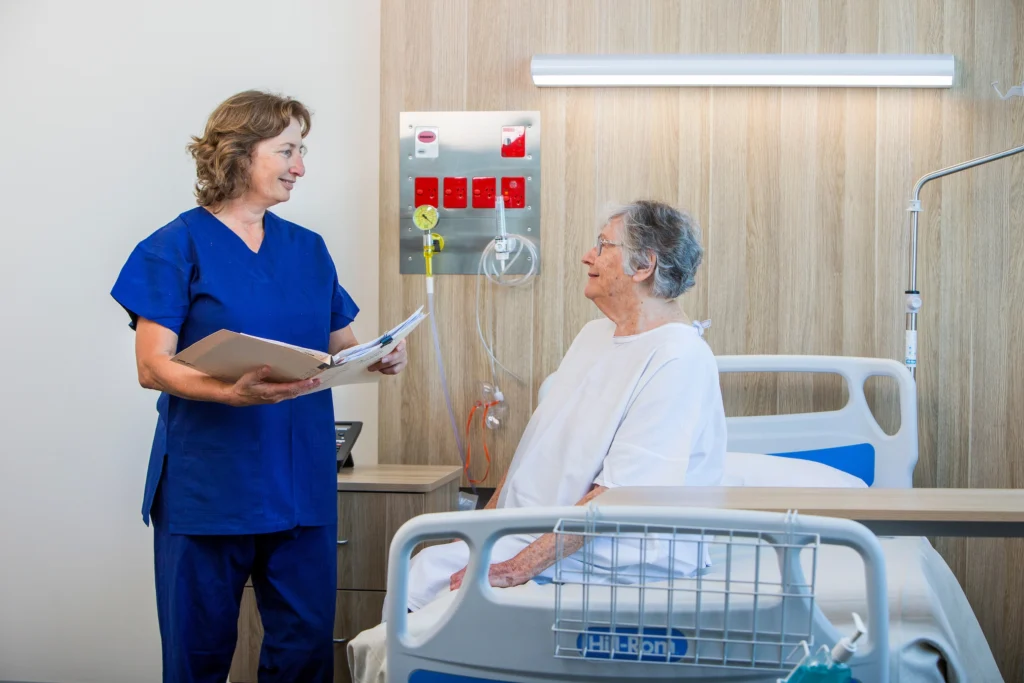 Nurse Reading Observation Chart